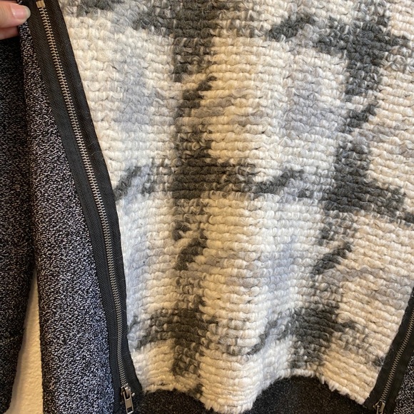 Dolan Marled/Houndstooth Knit Side Zipper Sweater - Picture 2 of 13